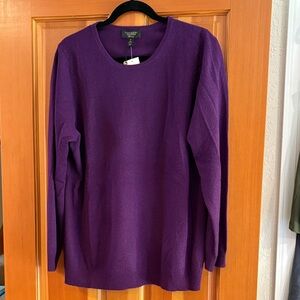 NWT Cashmere Crew Neck Sweater